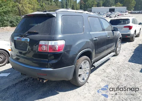 2010 GMC Acadia Slt-2 from USA, damaged, VIN 1GKLRNED3AJ232166